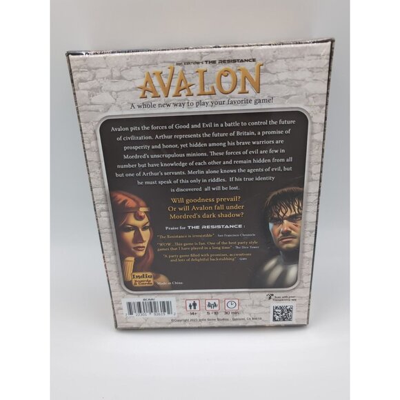 NEW, SEALED - The Resistance: Avalon (2012) Indie Boards & Cards Don Eskridge - Picture 2 of 2
